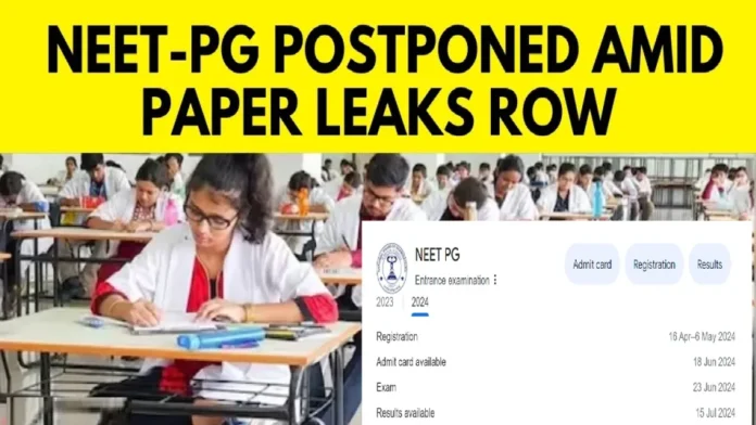 NEET PG 2024 Exam Date Postponement