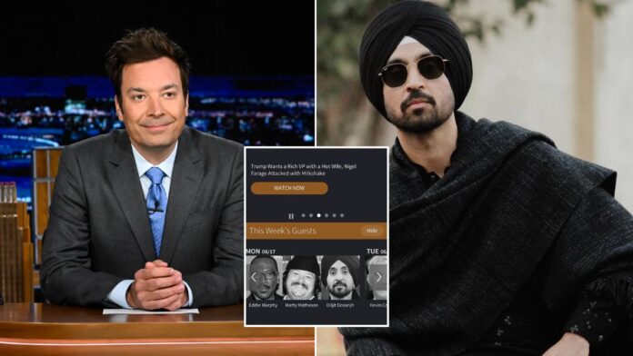 Diljit Dosanjh to debut on The Tonight Show