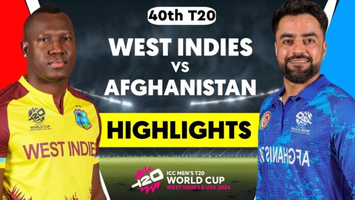 West Indies vs Afghanistan Highlights