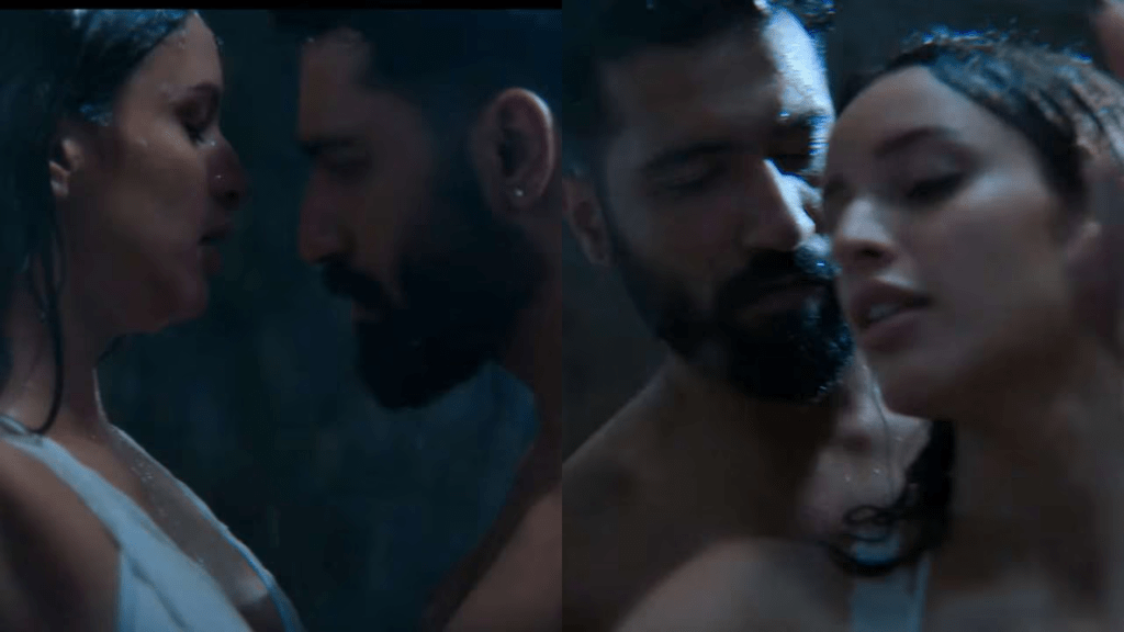 Triptii Dimri and Vicky Kaushal steamy shower scene